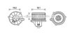 AVA QUALITY COOLING KA8227 Electric Motor, interior blower